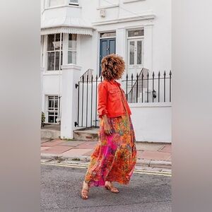 Anthropologie Marilee Trucker Jacket Stretch Denim Medium